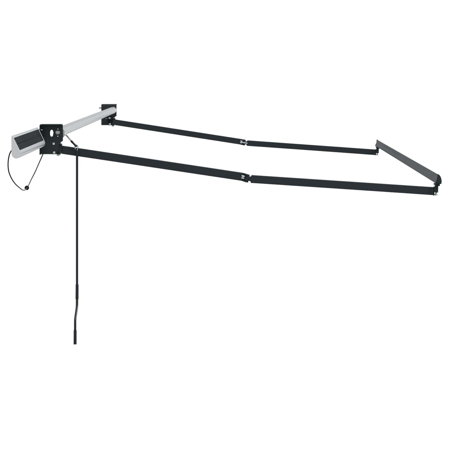 Electric Retractable Awning Frame Anthracite 3 x 2 m Steel