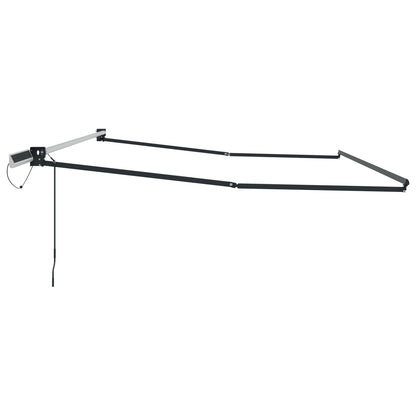 Electric Retractable Awning Frame Anthracite 4 x 3 m Steel