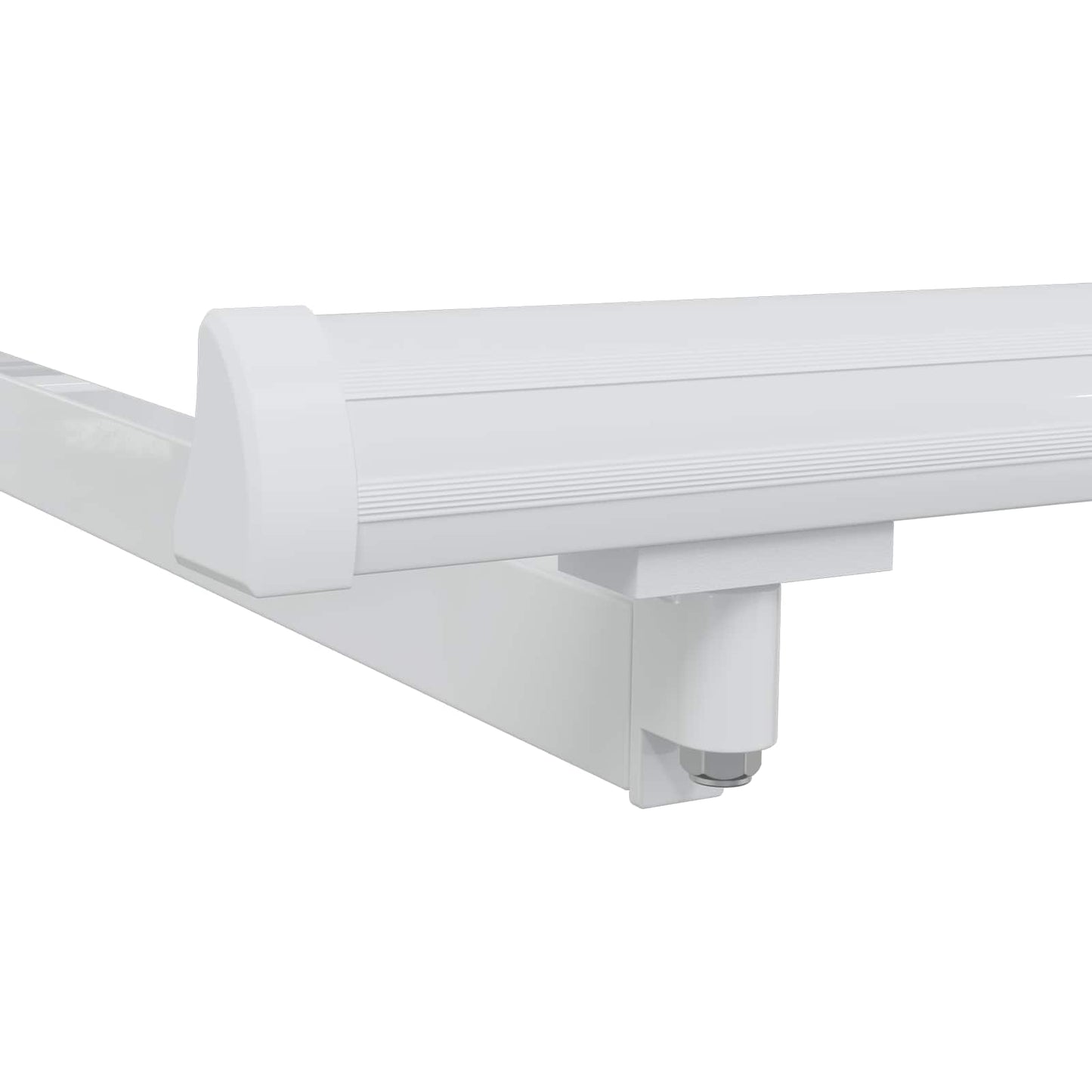 Manual Awning Frame Adjustable White 4 x 3 m Steel