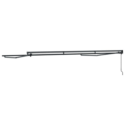 Manual Awning Frame Adjustable Anthracite 4 x 3.5 m Steel