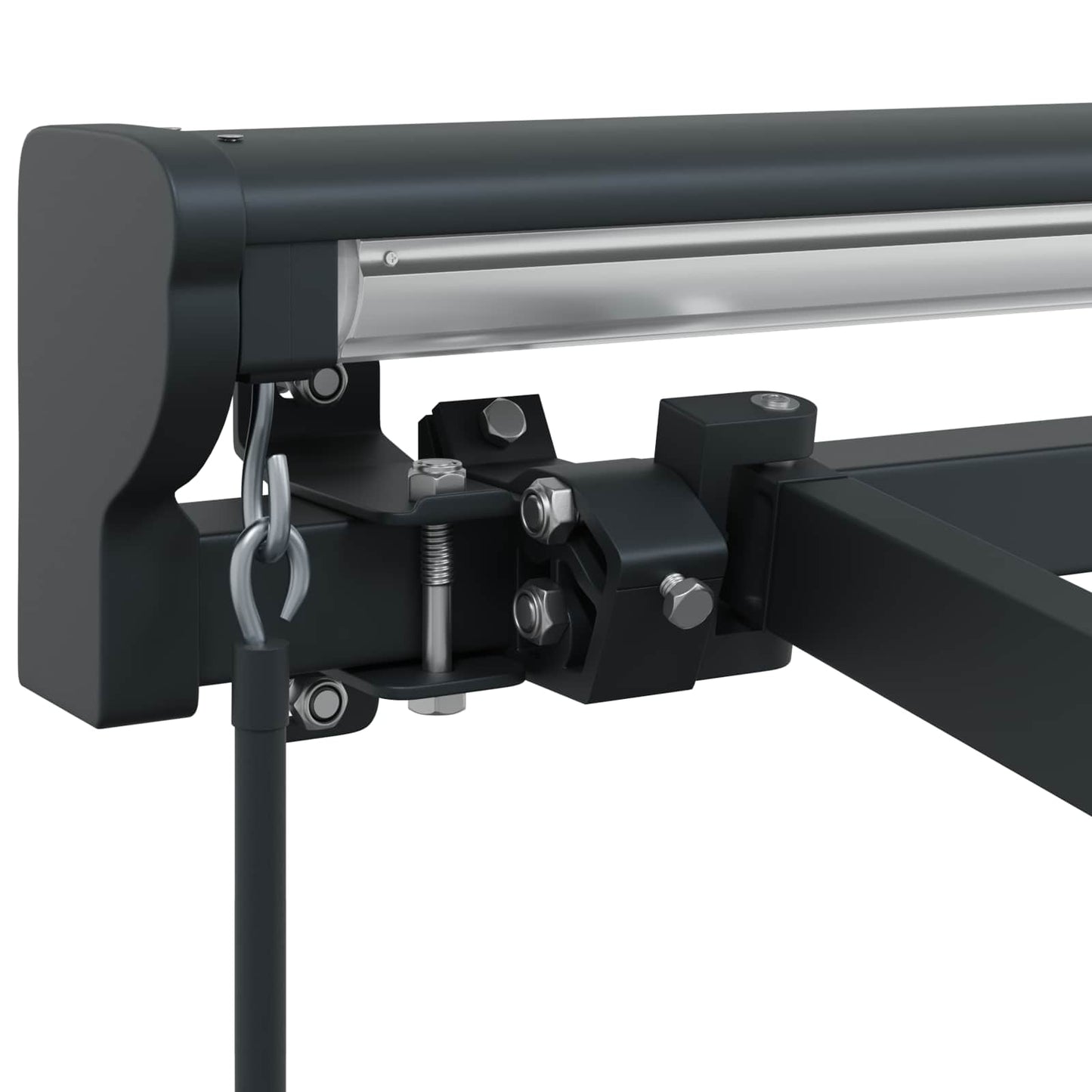 Manual Awning Frame Adjustable Anthracite 5 x 3.5 m Steel