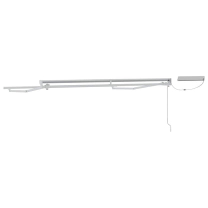 Electric Retractable Awning Frame White 3 x 2.5 m Steel
