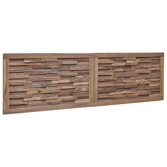 Bed Headboard Natural Solid Teak Wood