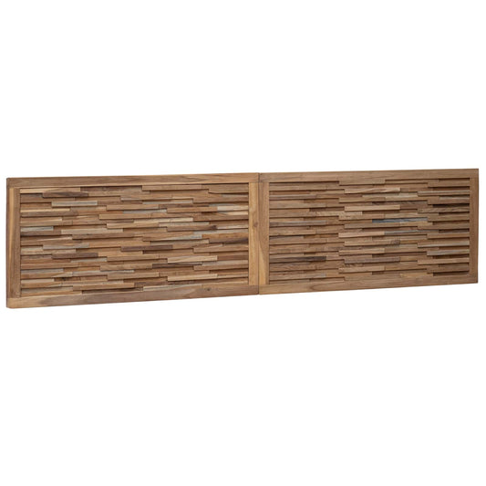 Bed Headboard Natural Solid Teak Wood