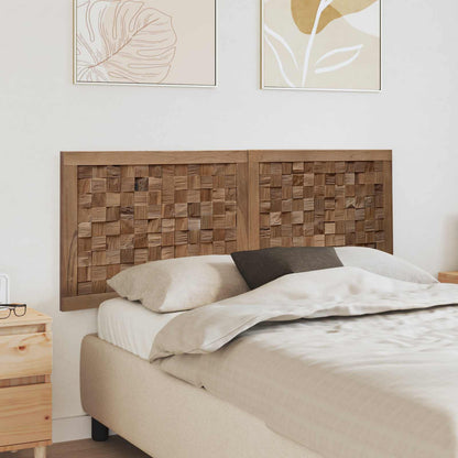 Bed Headboard Natural Solid Teak Wood