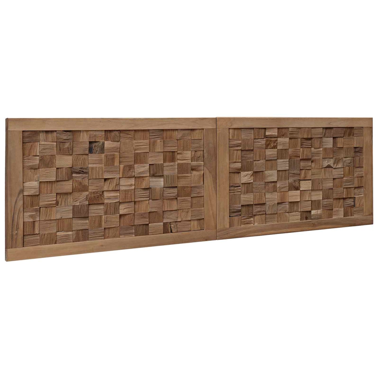 Bed Headboard Natural Solid Teak Wood