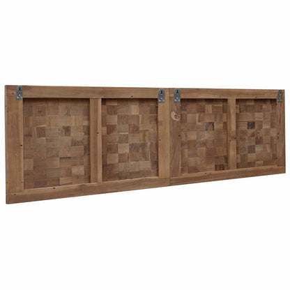 Bed Headboard Natural Solid Teak Wood