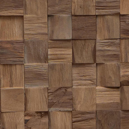 Bed Headboard Natural Solid Teak Wood