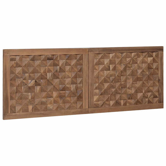 Bed Headboard Natural Solid Teak Wood