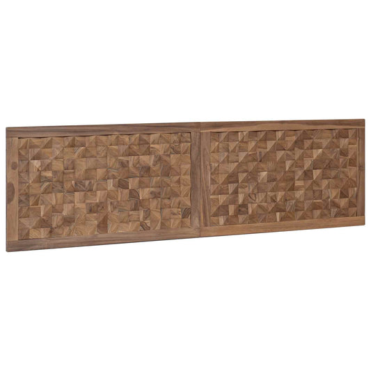 Bed Headboard Natural Solid Teak Wood