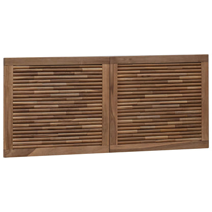 Bed Headboard Natural Solid Teak Wood
