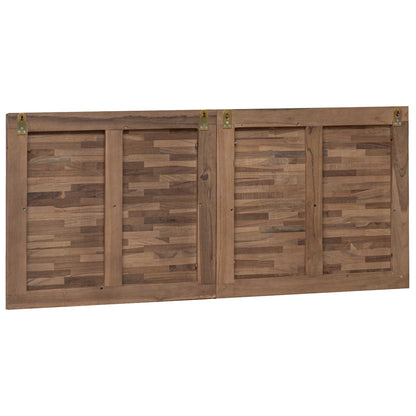 Bed Headboard Natural Solid Teak Wood