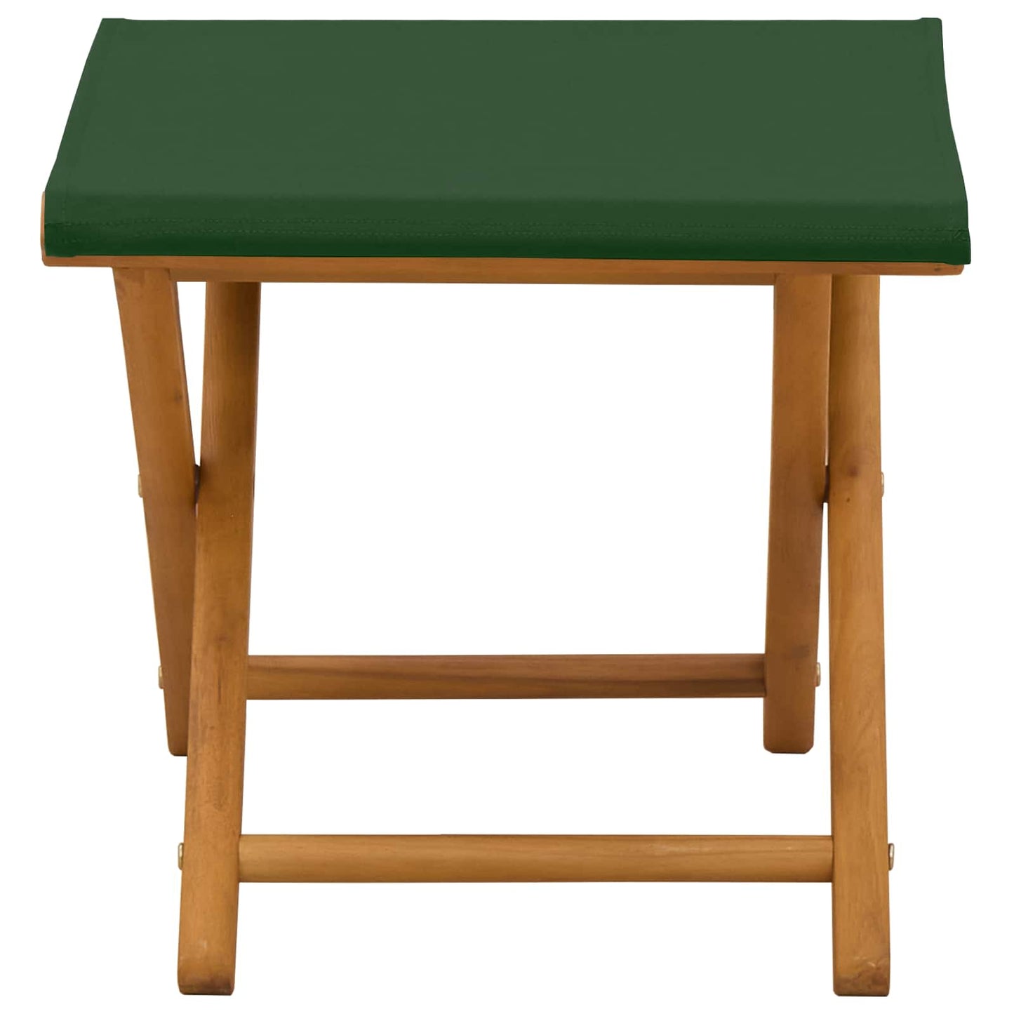 Deck Chair 2 pcs Solid Eucalyptus Wood Green