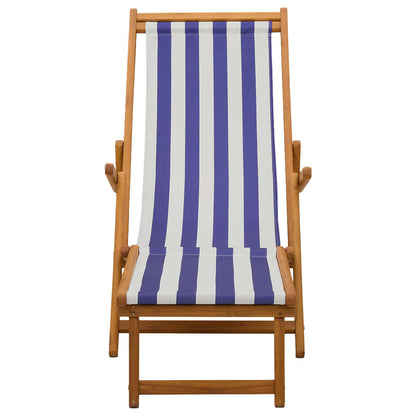 Folding Sun Lounger 3 Position Solid Eucalyptus Wood