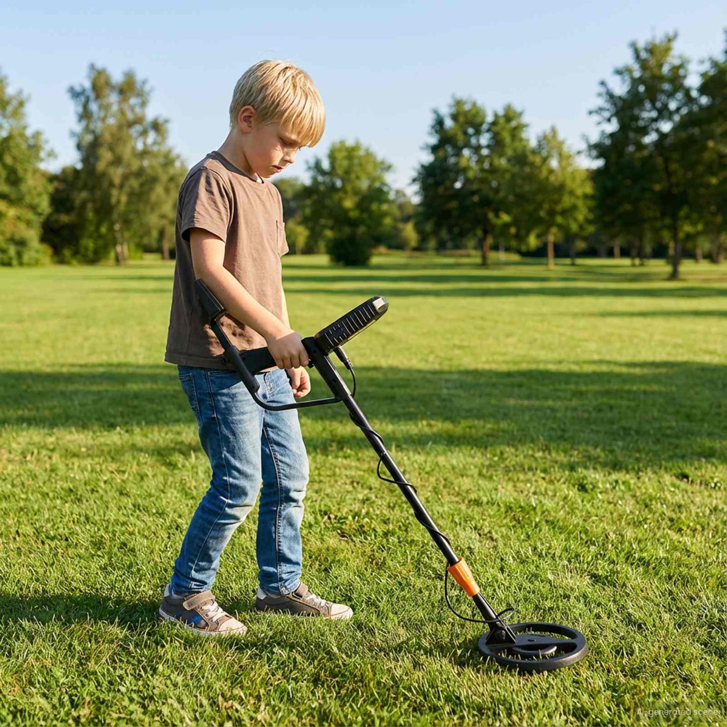 Metal Detector with LCD Display 3 Models 19 cm Coil Black