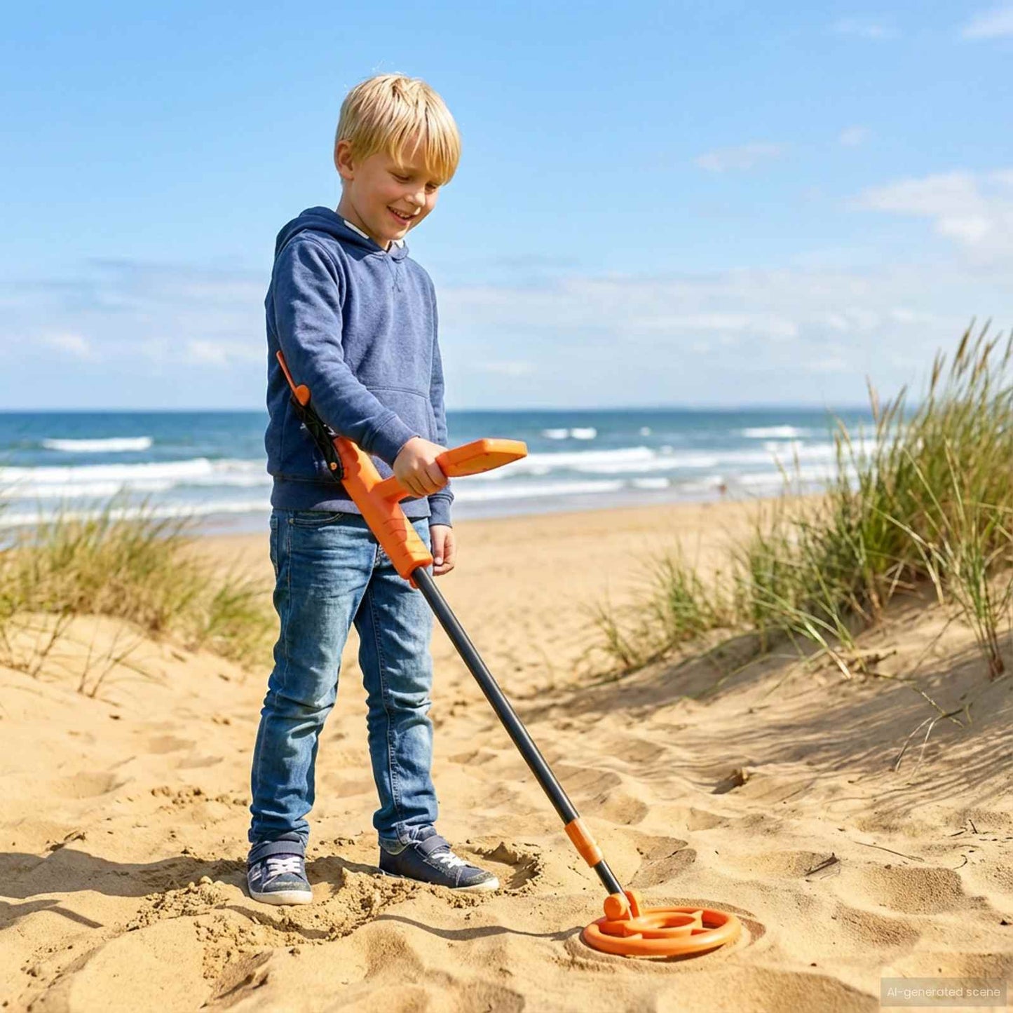 Metal Detector with LCD Display 2 Models 19 cm Coil Yellow