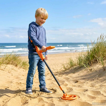 Metal Detector with LCD Display 2 Models 19 cm Coil Yellow