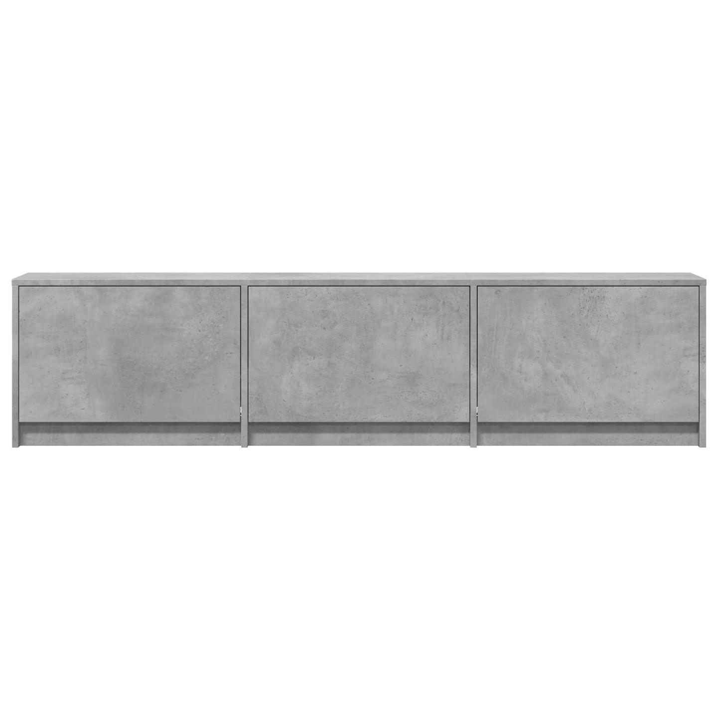 TV Cabinet with LED with LED Concrete Grey 165 x 34 x 40 cm