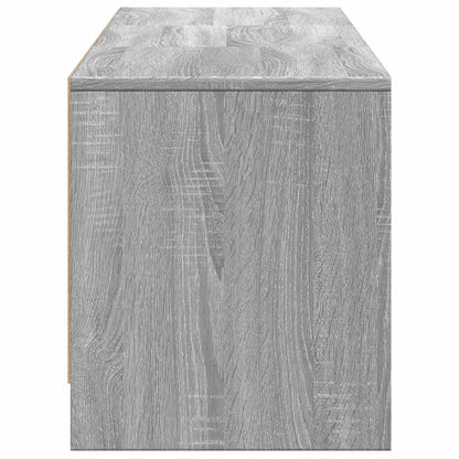 TV Cabinet with LED with LED Grey Sonoma 165 x 34 x 40 cm
