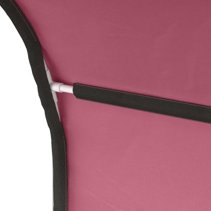 Bed Tunnel 2 pcs Pink 211 x 52.5 x 2 cm Polyester