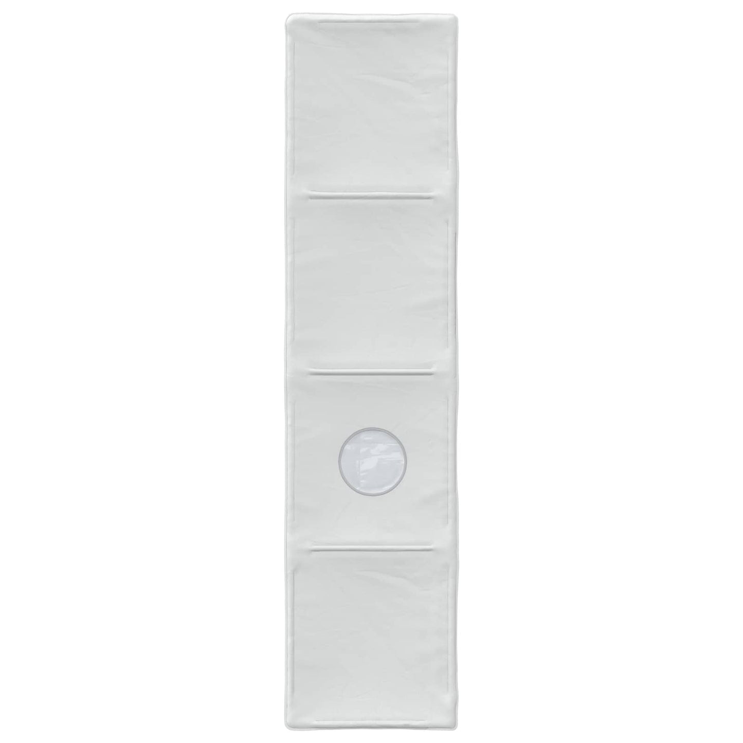 Bed Tunnel 2 pcs White 211 x 52.5 x 2 cm Polyester