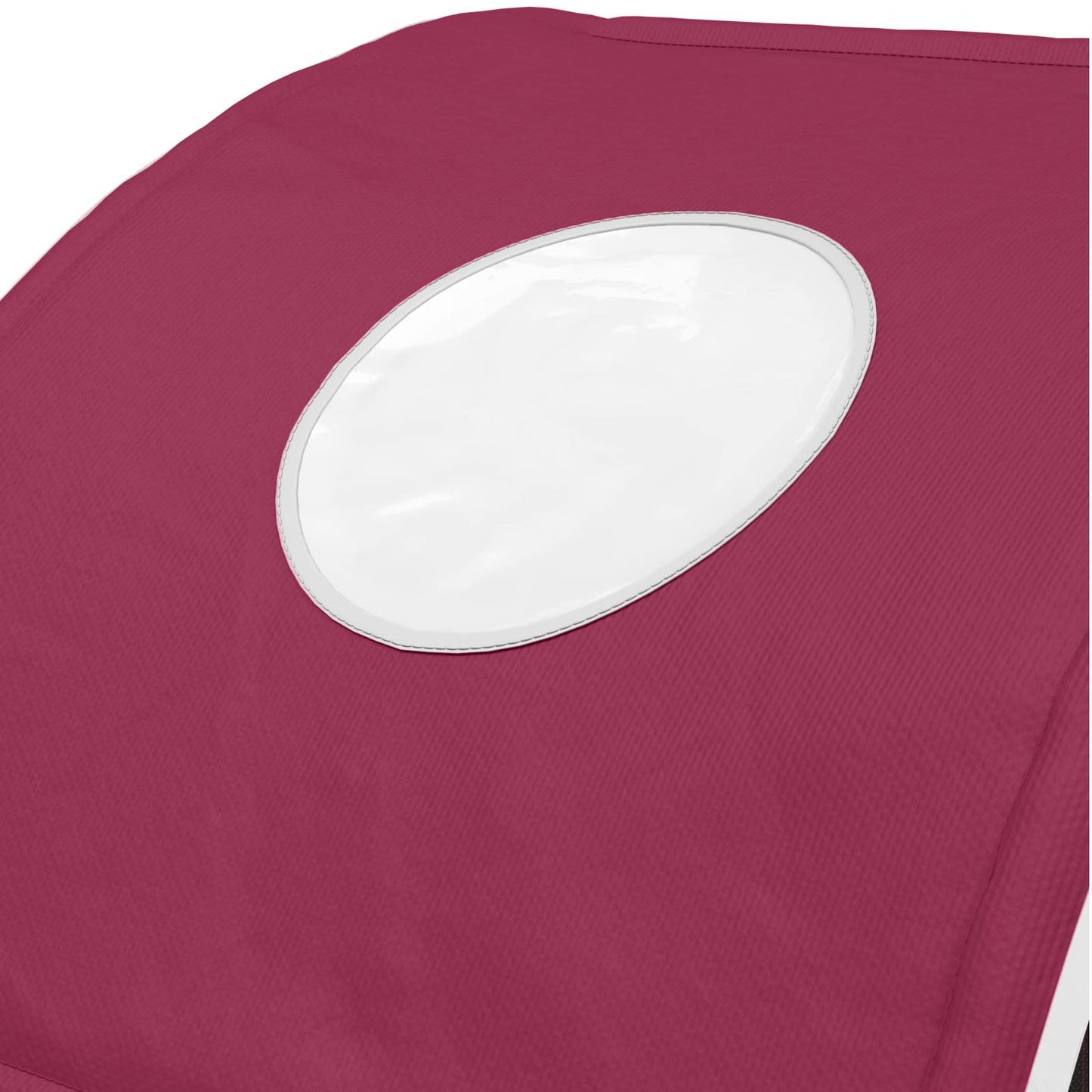 Bed Tunnel 2 pcs Red 211 x 67.5 x 2 cm Polyester