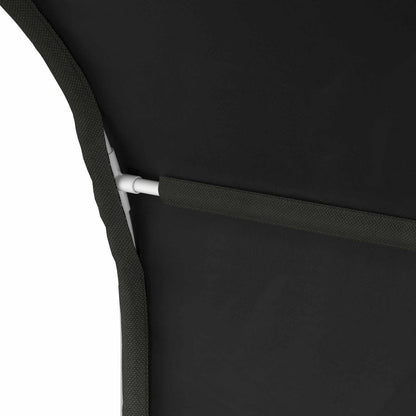Bed Tunnel 2 pcs Black 211 x 67.5 x 2 cm Polyester