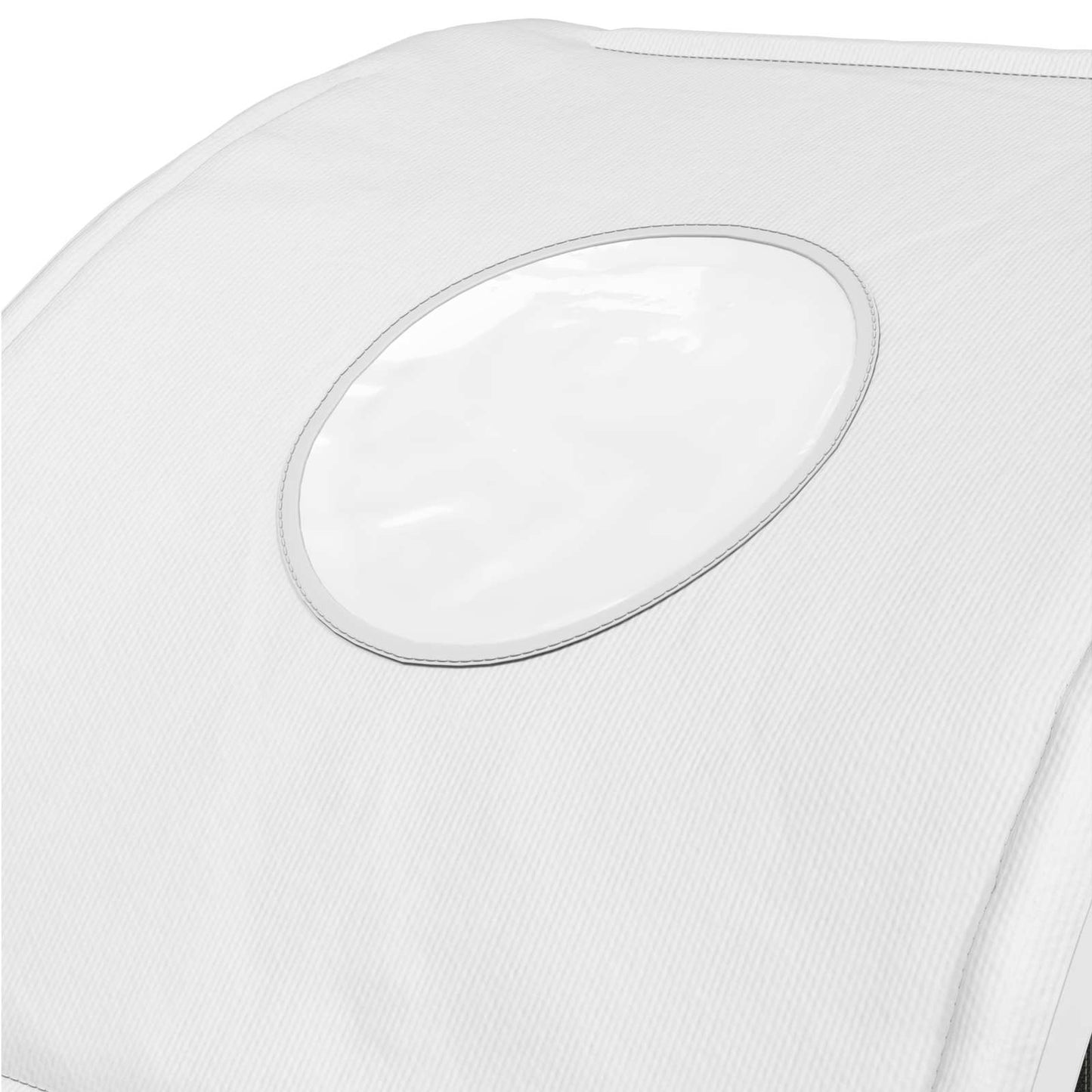 Bed Tunnel 2 pcs White 211 x 67.5 x 2 cm Polyester