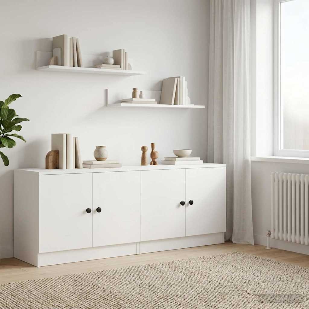 Storage Cabinet for Loft Bed 2 pcs White 66 x 35 x 48 cm