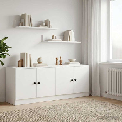 Storage Cabinet for Loft Bed 2 pcs White 66 x 35 x 48 cm