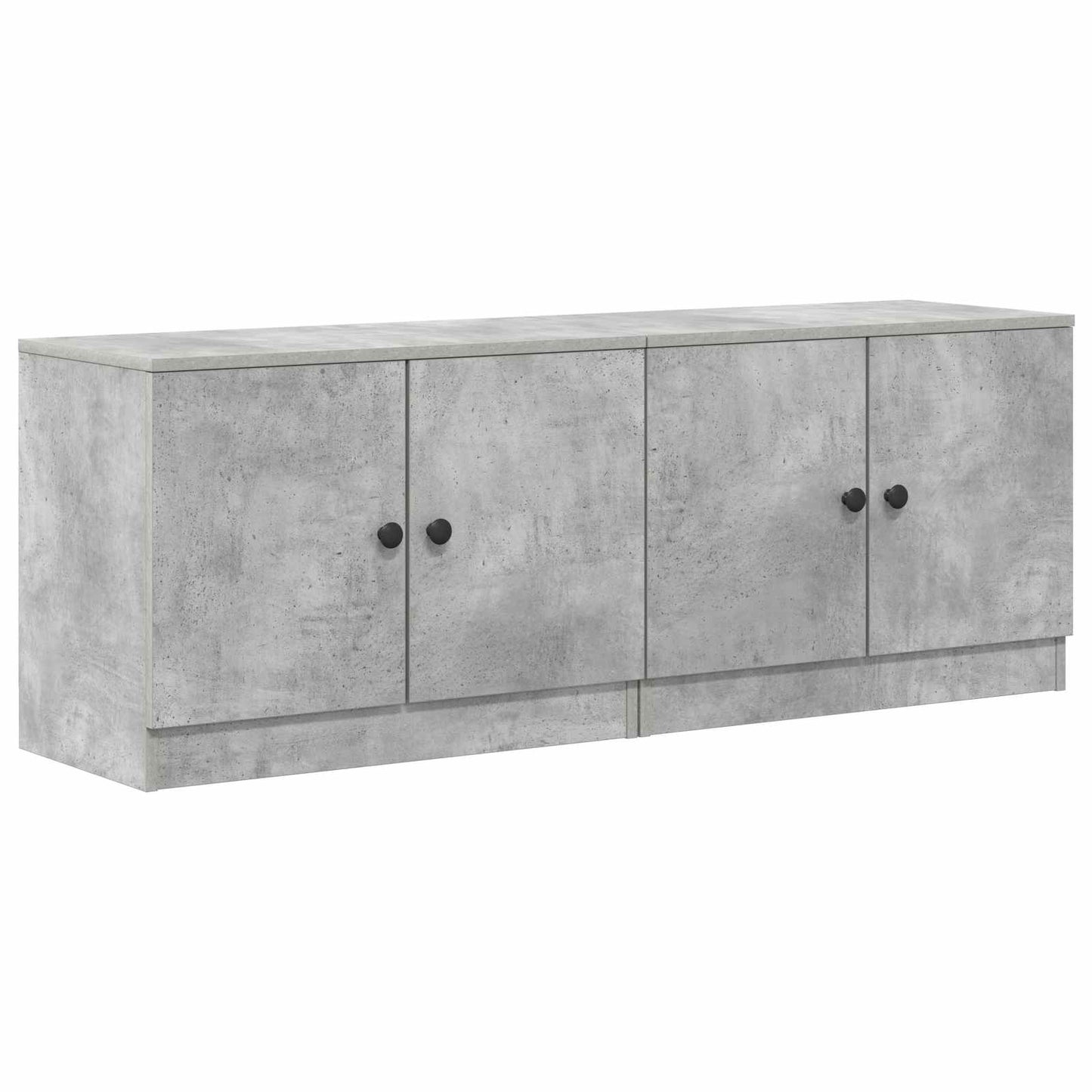 Bed Cabinet 2 pcs Concrete Grey 66 x 35 x 48 cm Engineered Wood