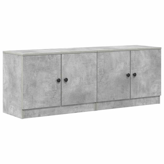 Storage Cabinet for Loft Bed 2 pcs Concrete Grey