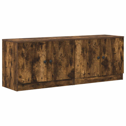 Storage Cabinet for Loft Bed 2 pcs Smoked Oak 66 x 35 x 48 cm