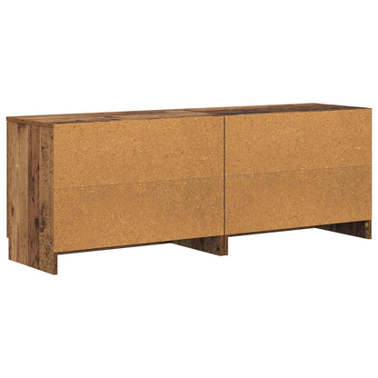 Storage Cabinet for Loft Bed 2 pcs Old Wood 66 x 35 x 48 cm