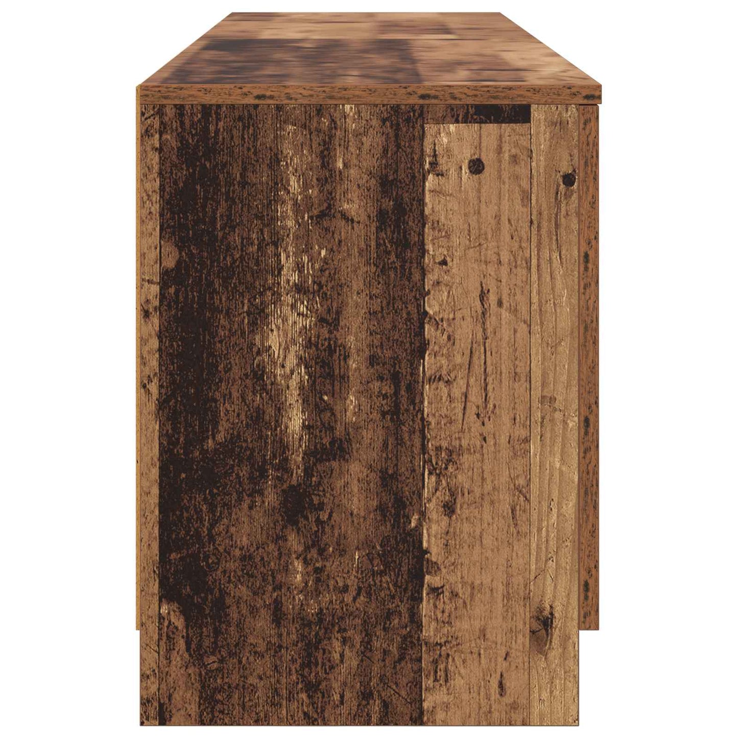 Storage Cabinet for Loft Bed 2 pcs Old Wood 66 x 35 x 48 cm