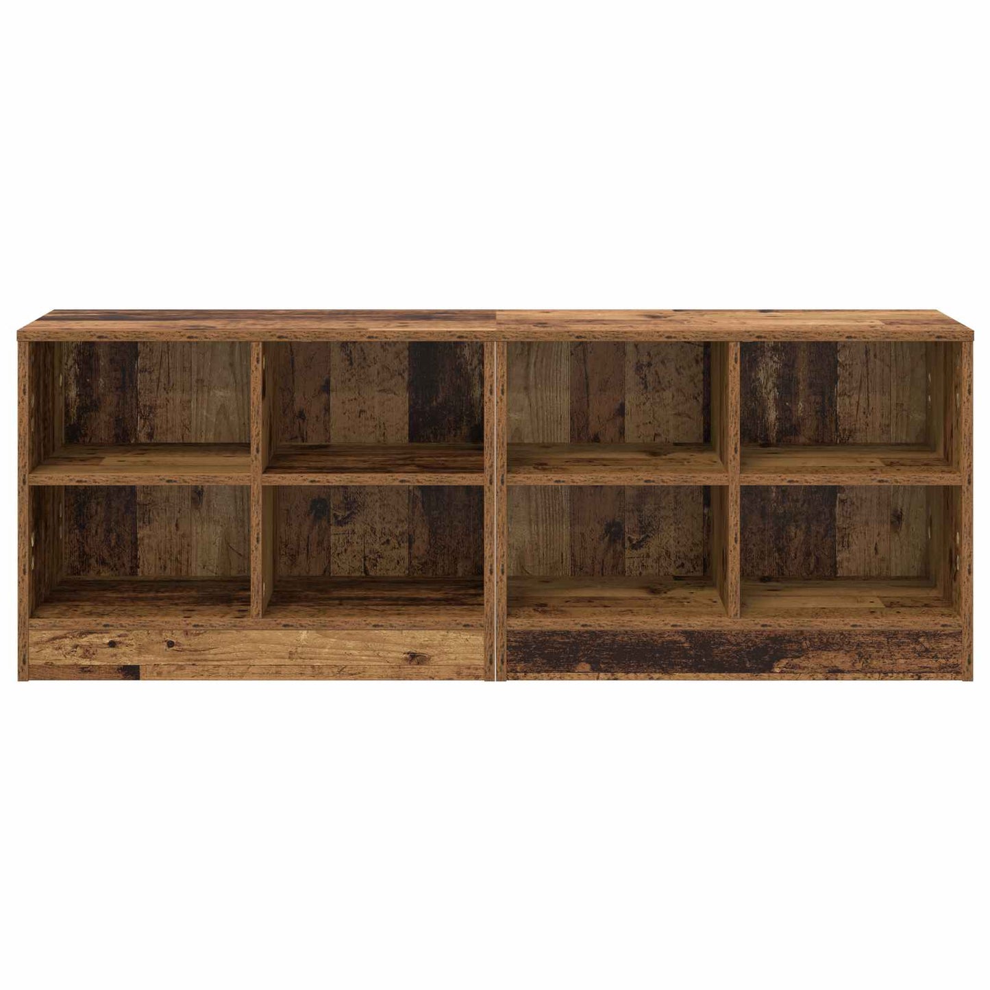 Bed Cabinet 2 pcs Old Wood 66 x 33 x 48 cm Engineered Wood