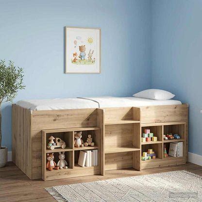 Bed Cabinet 2 pcs Artisan Oak 66 x 33 x 48 cm Engineered Wood