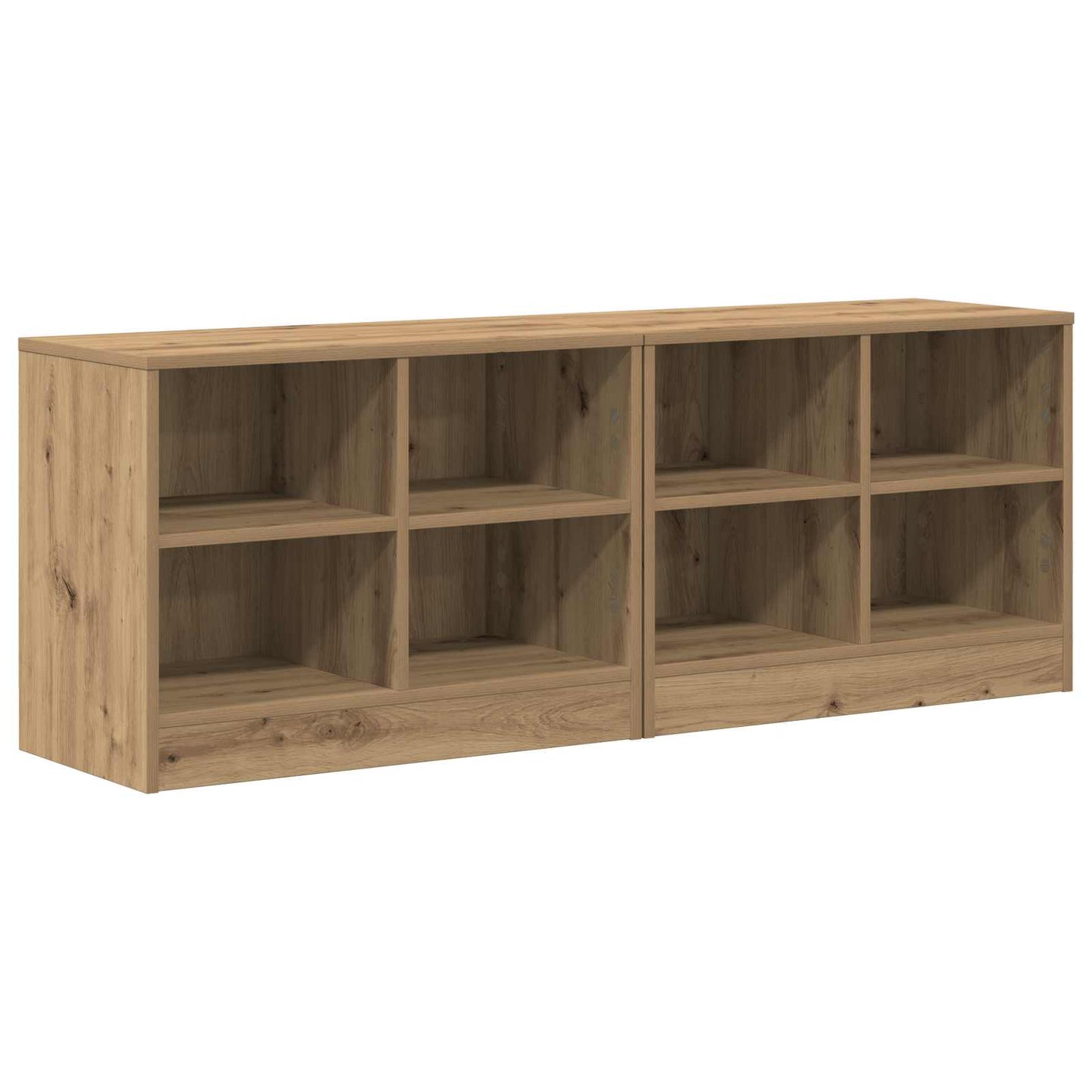 Bed Cabinet 2 pcs Artisan Oak 66 x 33 x 48 cm Engineered Wood