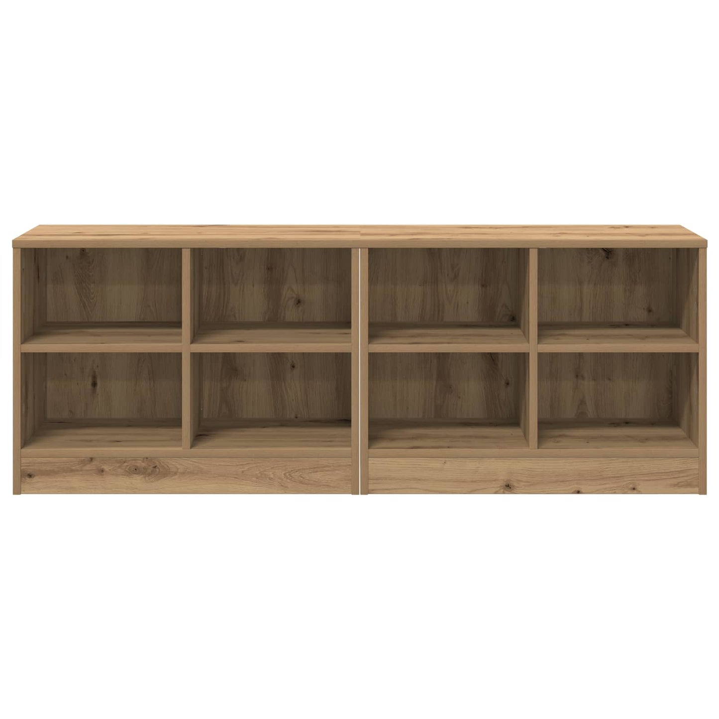 Bed Cabinet 2 pcs Artisan Oak 66 x 33 x 48 cm Engineered Wood