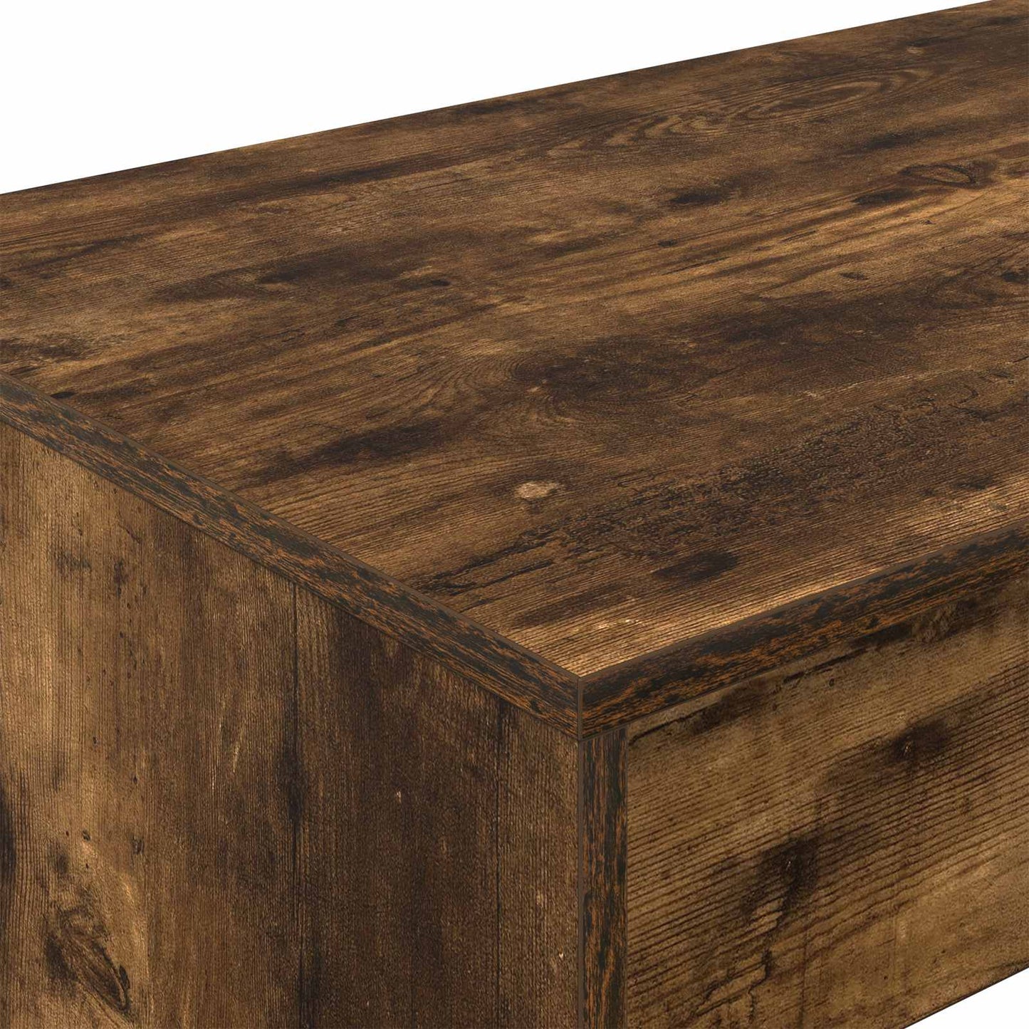 Bed Desk Smoked Oak Engineered Wood 100 x 45 x 75 cm