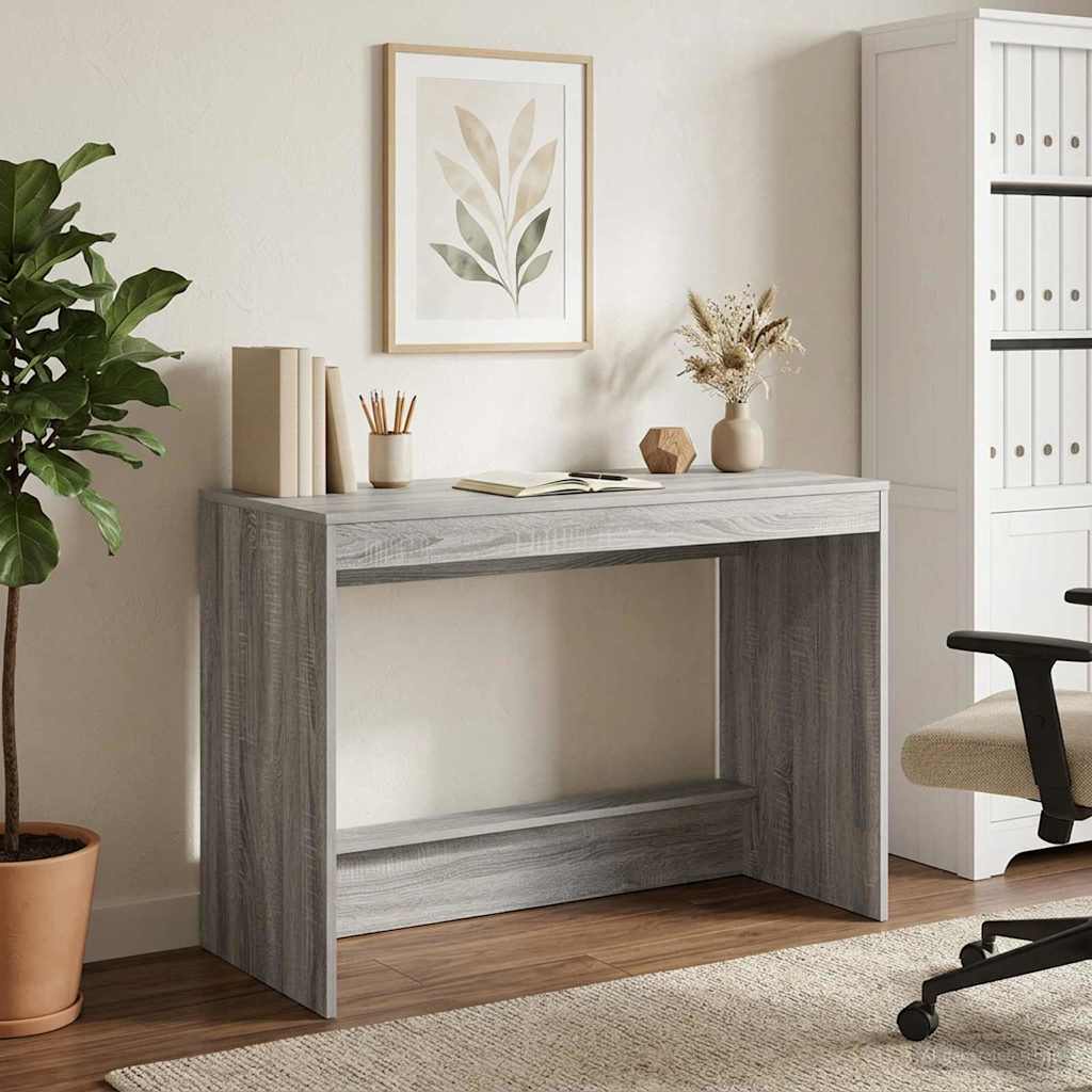 Bed Desk Grey Sonoma Engineered Wood 100 x 45 x 75 cm