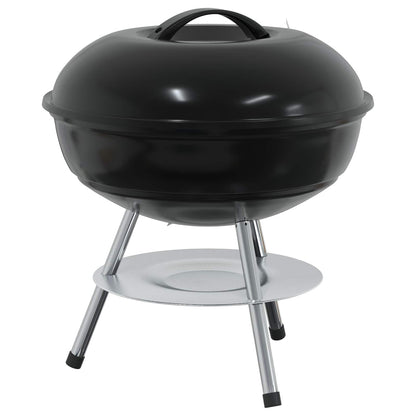 Charcoal Grill Black 14.37 x 14.37 x 15.75 in