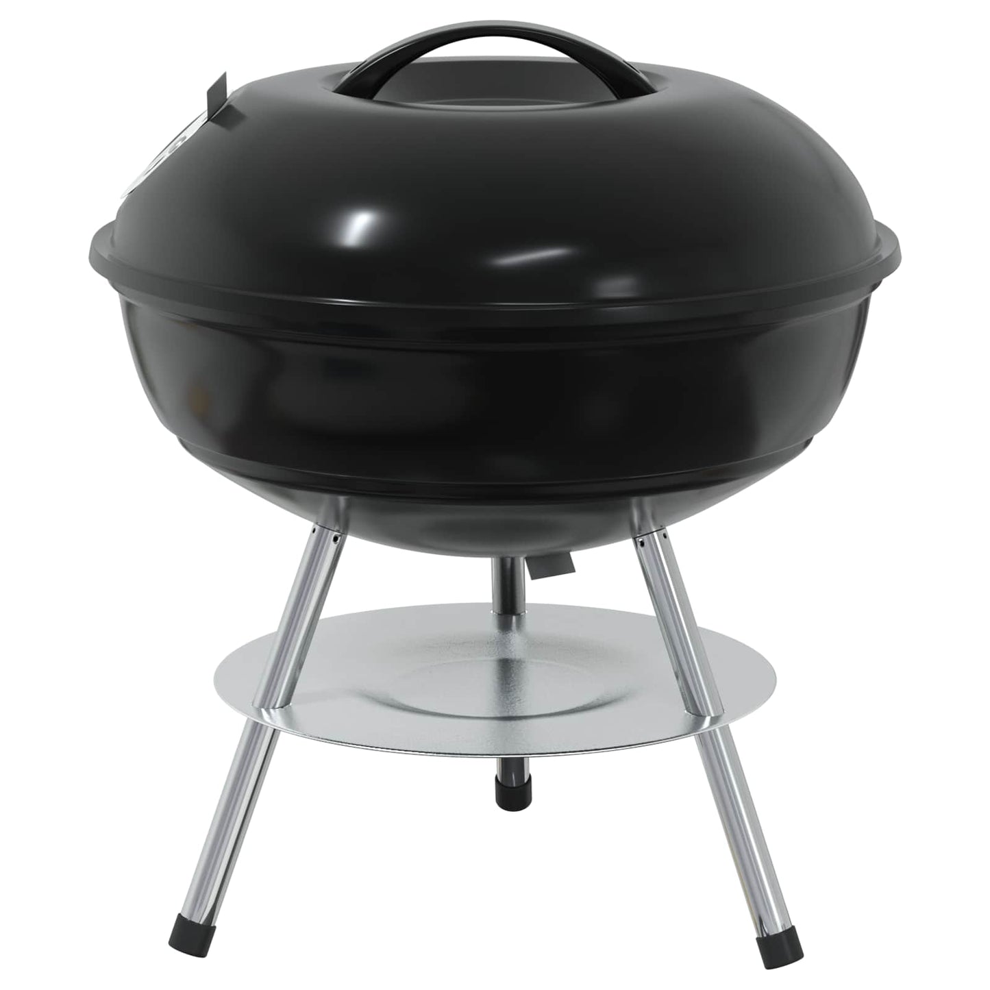 Charcoal Grill Black 14.37 x 14.37 x 15.75 in