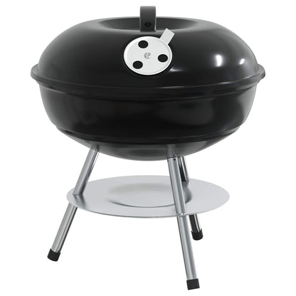 Charcoal Grill Black 14.37 x 14.37 x 15.75 in