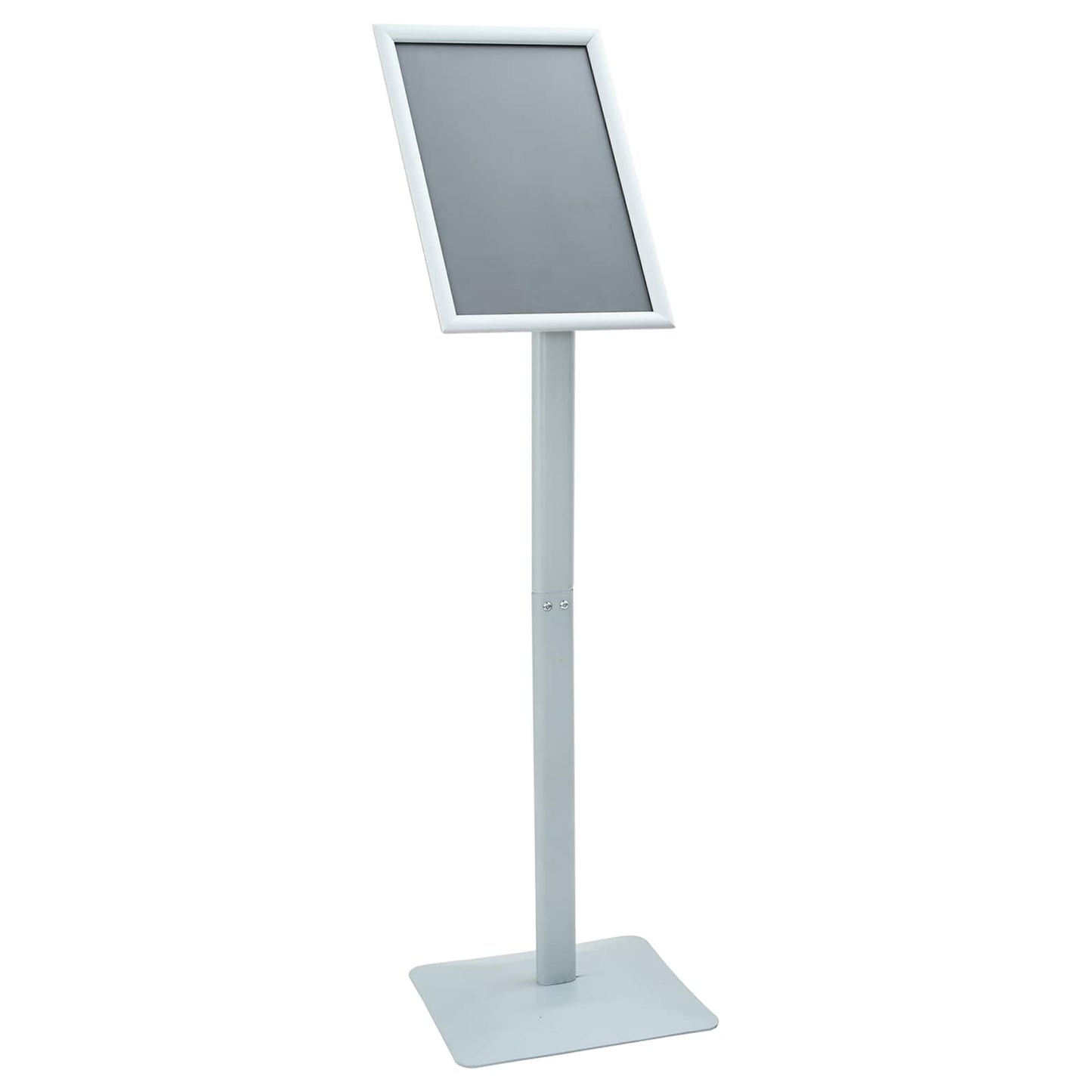 Pedestal Poster Stand Silver 32 x 27 x 119 cm Cast Iron