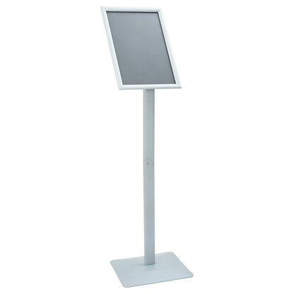Pedestal Poster Stand Silver 32 x 27 x 119 cm Cast Iron
