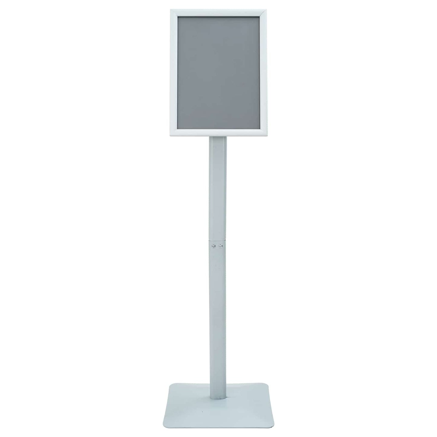Pedestal Poster Stand Silver 32 x 27 x 119 cm Cast Iron