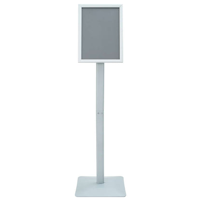Pedestal Poster Stand Silver 32 x 27 x 119 cm Cast Iron