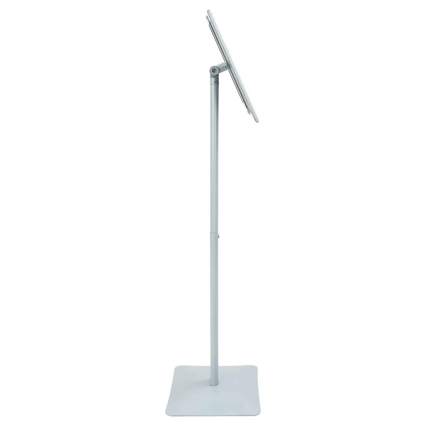 Pedestal Poster Stand Silver 32 x 27 x 119 cm Cast Iron