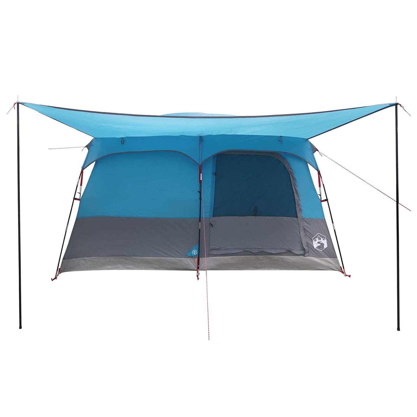 Family Tent with Roof Blue 320 x 210 x 180 cm Polyester